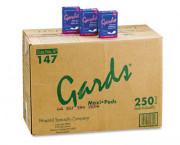 Gards Maxi Pads, #4, 250 Individually Boxed Napkins/Carton