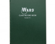 Class Record Book, 38 Students, 6-7 Week Grading, 11 x 8-1/2, Green