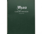 Class Record Book, 38 Students, 9-10 Week Grading, 11 x 8-1/2, Green