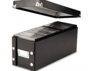 CD Storage Box, Holds 60 Slim/30 Std. Cases