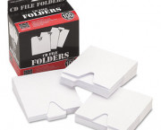 CD File Folders, 100/Pack