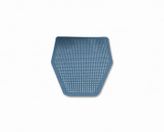 Disposable Urinal Floor Mat, Nonslip, Green Apple Scent, Gray, 6/Carton