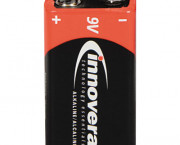 Alkaline Batteries, 9V, 4 Batteries/Pack