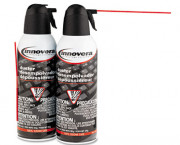 Compressed Gas Duster, 2 10oz Cans/Pack