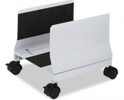 Metal Mobile CPU Stand, 10-1/4w x 10-5/8d x 9-3/4h, Light Gray