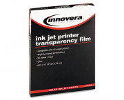Inkjet Transparency Film, Letter, Clear, 50/Box