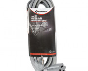 Indoor Heavy-Duty Extension Cord, 15 Feet, Gray