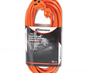 Indoor/Outdoor Extension Cord, 25 Feet, Orange