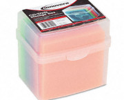 CD/DVD Slim Storage Box, Holds 20 Disks