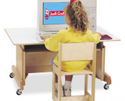 Computer Table, 42w x 29d x 18h, White