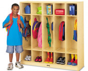Coat Locker, 48w x 15d x 50-1/2h, White