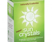 Sun Crystals All-Natural Sweetener, 1.3 g, 50 Packets/Box