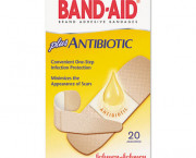 Antibiotic Adhesive Bandages, Assorted Sizes, 20/Box