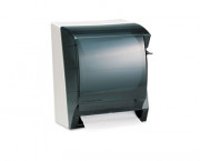 IN-SIGHT LEV-R-MATIC Roll Towel Dispenser, 10 3/4wx9 3/5dx13 3/4h, Smoke/Gray