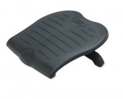 Solesaver Footrest, 14w x 18d x 2-1/2 to 4-1/2h, Black