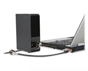 ClickSafe Keyed Twin Laptop Lock, 5ft and 8in Cables, Black