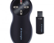 Wireless Presenter w/Laser Pointer, 1GB, Black