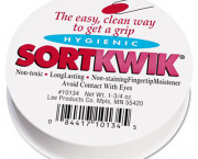 Sortkwik Fingertip Moisteners, 1 3/4 oz, Pink
