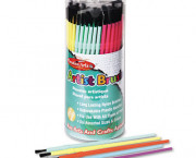 Classroom Brush Assortment, Sizes 1-6, Synthetic, Round, 144/Pack