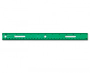 Cli Colored Plastic Ruler, 12