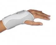 Women's Slimfit Wrist Support, Adjustable, Grey/White, Right Hand