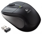 M305 Wireless Optical Mouse, Two-Button/Scroll, Black