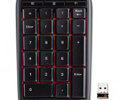 N305 Wireless Number Pad, USB, 2.4 GHz, Black