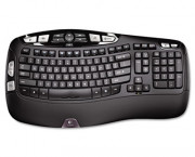 K350 Wireless Keyboard, USB Unifying Receiver, Black