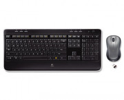 MK520 Wireless Desktop Set, Keyboard/Mouse, USB, Black