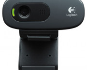 HD C260 Portable Webcam, 3MP, Black