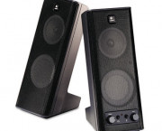 X-140 2.0 Speaker System, 4w x 5d x 9-1/2h