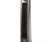 Ceramic Tower Heater, 9 1/2 x 7 1/2 x 34 1/4, Gray