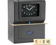 Automatic Model Heavy-Duty Time Recorder, Gray