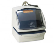 5000E Plus Electronic Time Recorder/Document Stamp/Numbering Machine, Cool Gray