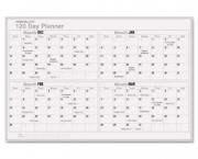 120-Day Planning Board, Porcelain-on-Steel, 48 x 36, Gray
