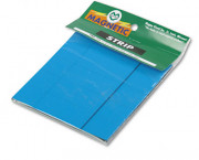 Magnetic Write-On/Wipe-Off Pre-Cut Strips 2 x 7/8, Blue, 25/Pack