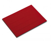 Magnetic Write-On/Wipe-Off Pre-Cut Strips 6 x 7/8, Red, 25/Pack