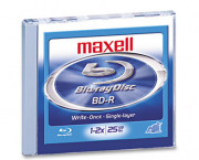 BD-RE DVD Disc, 25GB, 2x, w/Jewel Case, Silver/Gray