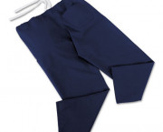 ComfortEase Scrub Pants, Washable, Poly/Cotton, Small, Midnight Blue, 24/Carton
