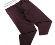 ComfortEase Scrub Pants, Washable, Poly/Cotton, Small, Wine, 24/Carton