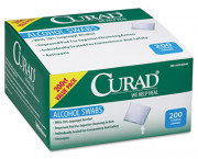Alcohol Swabs, 1 x 1, 200/Box