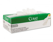 3G Synthetic Vinyl Powder-Free Exam Gloves, Small, 100/Box