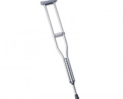 Push-Button Aluminum Crutches, Adult Tall, 5' 10 to 6' 6, 1 Pair
