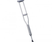 Push-Button Aluminum Crutches, Adult Medium, 5' 2 to 5' 10, 1 Pair