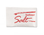 Salt Packets, .75 Grams, 1000 Packets/Box/3 Boxes/Carton