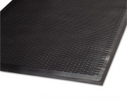 CleanStep Outdoor Rubber Scraper Mat, Polypropylene, 36 x 60, Black