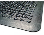FlexStep Rubber Antifatigue Mat, Polypropylene, 36 x 60, Black