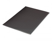 Air Step Antifatigue Mat, Polypropylene, 36 x 144, Black