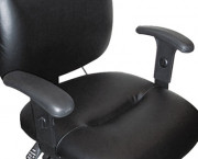 Height-Adjustable T-Bar Arms for 24-Hour Task Chairs, Black