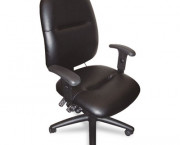 24-Hour High-Performance Task Chair, Black Leather